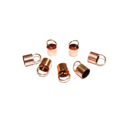 Rose Gold Filled End Cap 6.6mm (Length: 5mm)