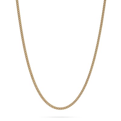 Yellow Gold Filled Curb Chain 2.5mm