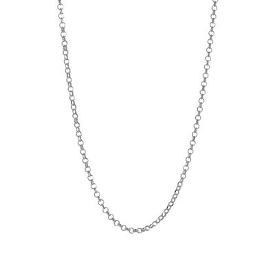925 Sterling Silver Diamond Cut Rolo Chain 3.3mm