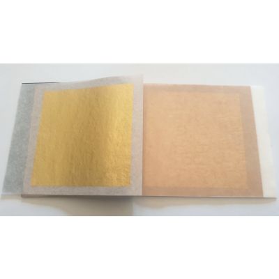 23K Fine Gold Leaves 8X8Cm Leaf Delicate Coating