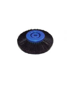 Black Hair Brush Center Blue Plastic 32mm