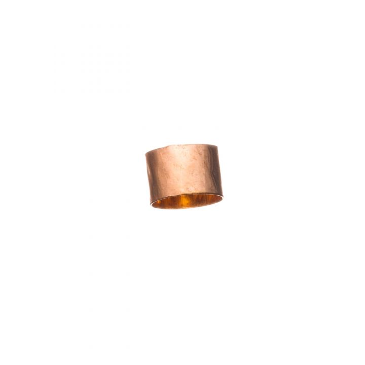 Rose Gold Filled Hammered Tube 7/5mm