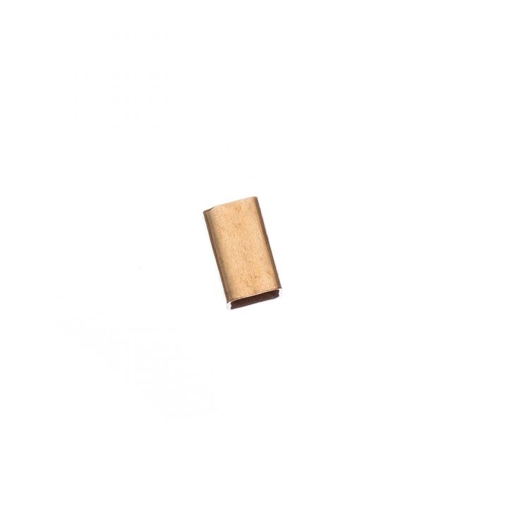 Yellow Gold Filled Hammered Square Tube 3/5mm
