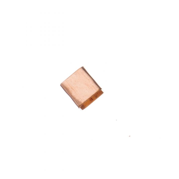 Rose Gold Filled Hammered Square Tube 5/5mm