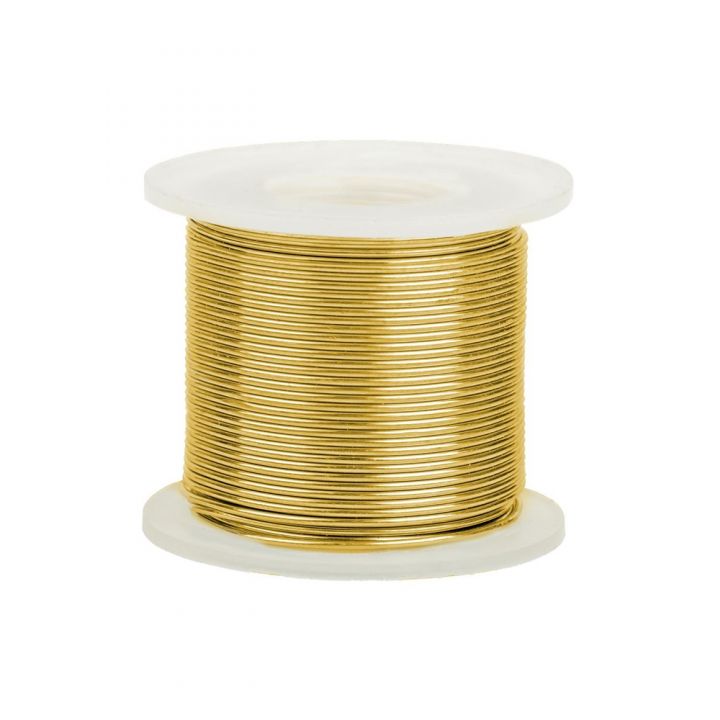 14K Yellow gold Round wire 0.20mm