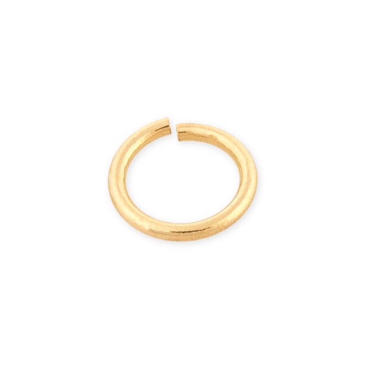 14K Yellow Gold Open Jump Ring 235 Od