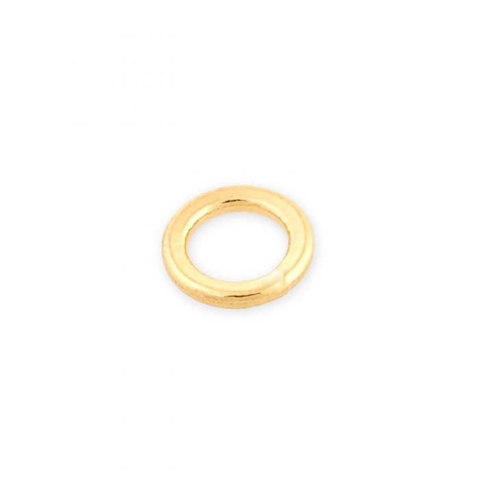 14K Yellow Gold Solder Closed Jump Ring 3.8mm