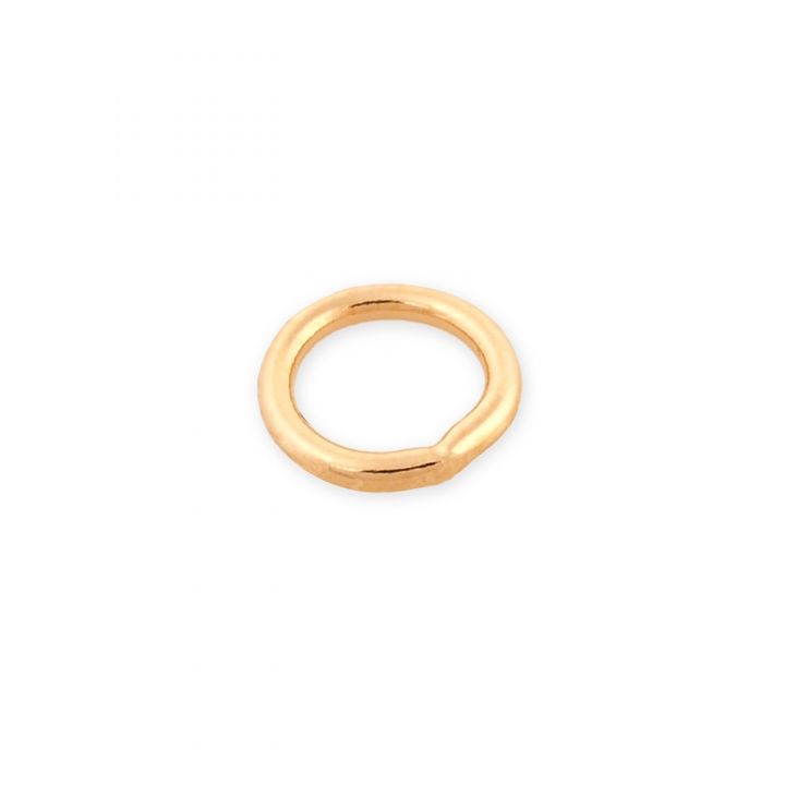 14K Yellow Gold Solder Closed Jump Ring 120Id