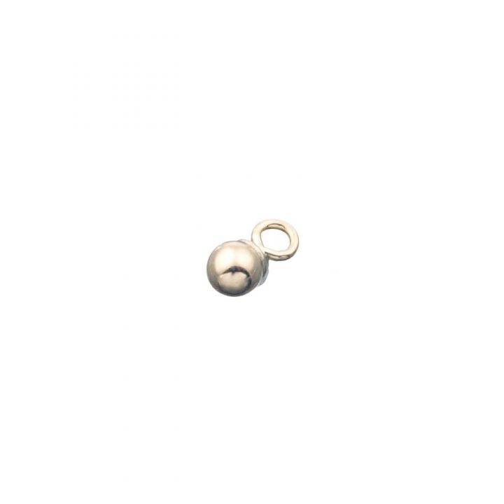Yellow Gold Filled Ball Pendant 3mm
