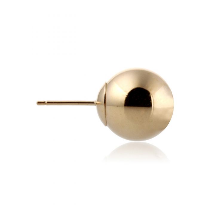 14K Yellow Gold Ball Earring Lw Post 10mm (074Bep95000075)