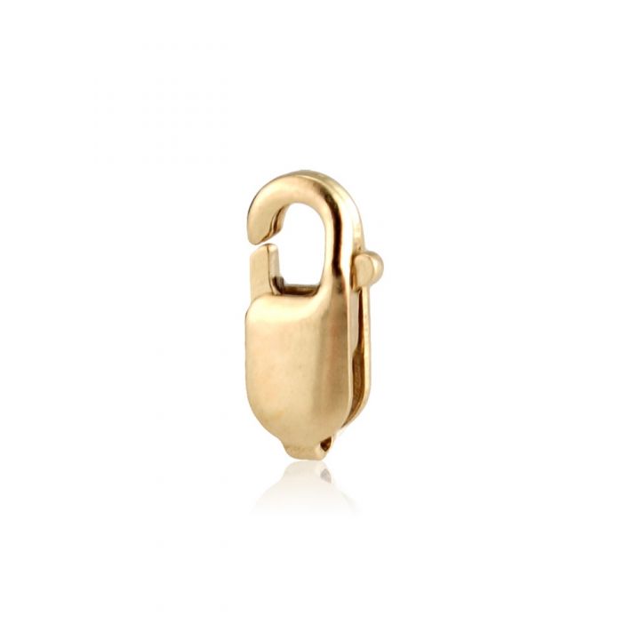 14K Yellow Gold Lobster Clasp 8mm