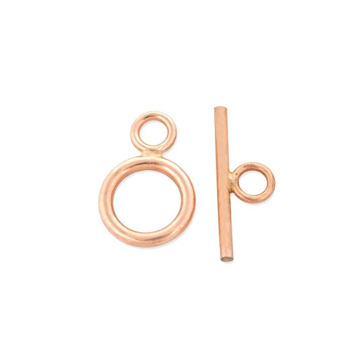 rose gold toggle clasp