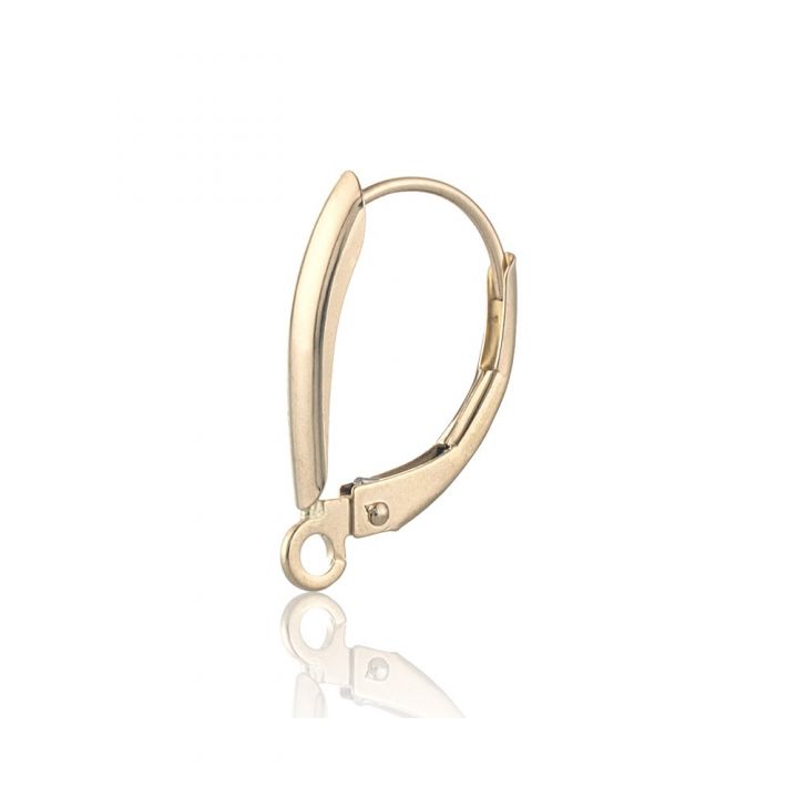 14K Yellow Gold Lever-Loop/Cover 141300-L-S