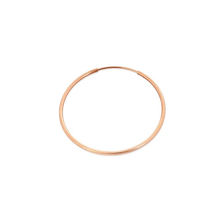 Rose Gold Filled Hoop Tube Earring 44mm 