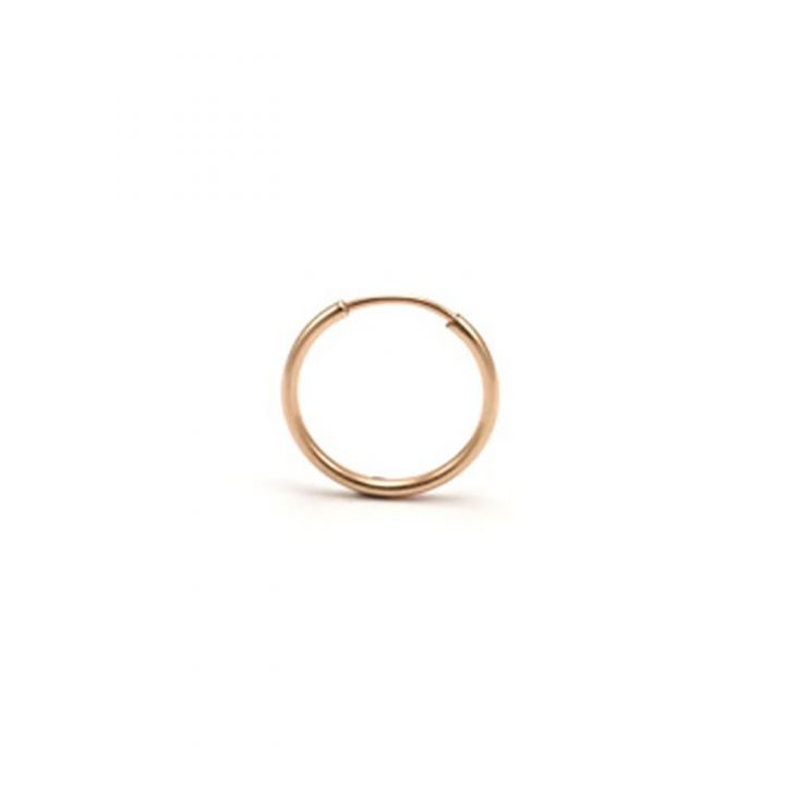 Rose Gold Filled Hoop Tube Earring 19mm 
