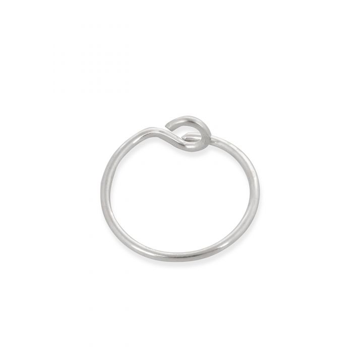 925 Sterling Silver Hoop Wire Earring 10mm