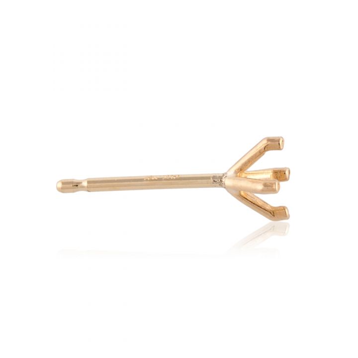 14K Yellow Gold Round 4-Prong Earring 20pt. 