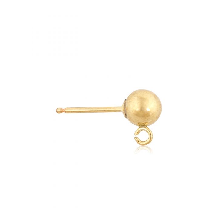 Yellow Gold Filled Ball Earring 5mm