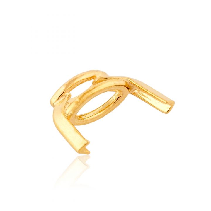 18K Yellow Gold 2 Prongs Marquize Basket Setting 3.25X6.4mm