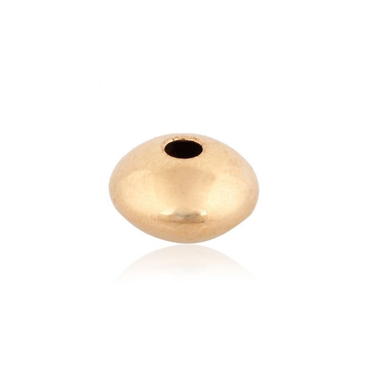 Yellow Gold Filled Flat Bead 7mm