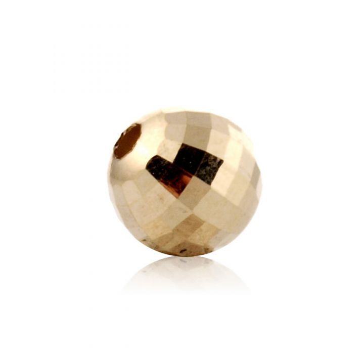14K Yellow Gold Faceted Bead 8mm Large Hole (064Bdz31800000)