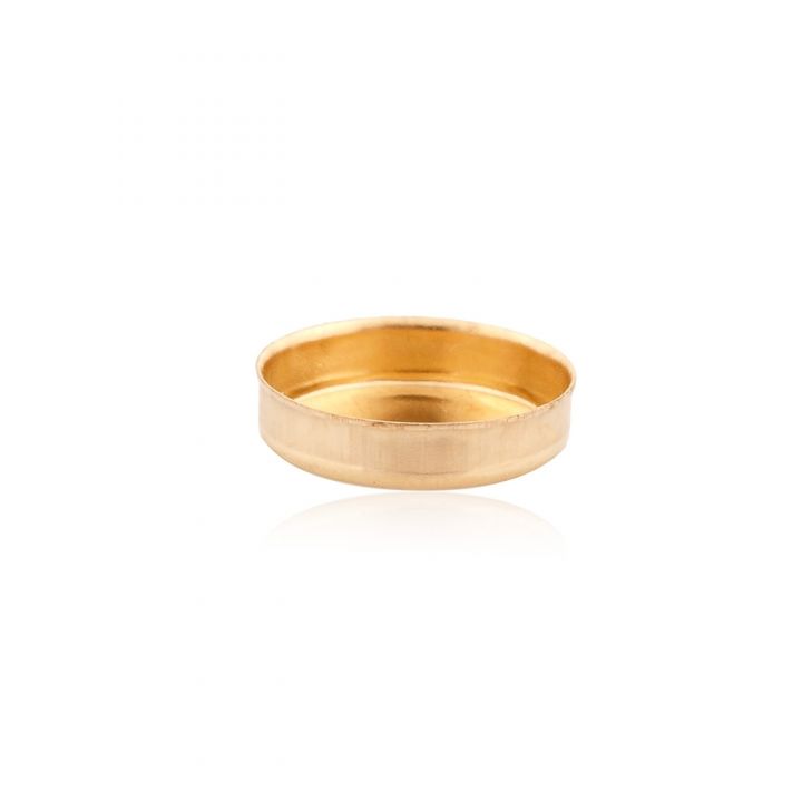 Yellow Gold Filled Bezel Cup 10mm