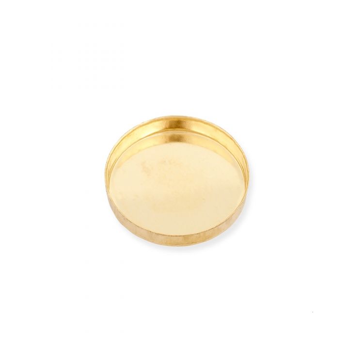 Yellow Gold Filled Bezel Cup 15mm