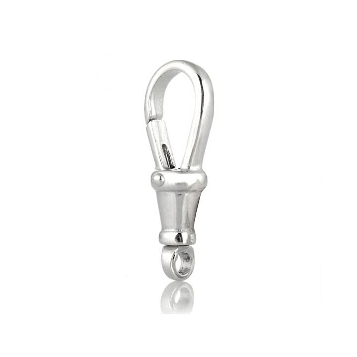 1 Sterling Silver Swivel Lobster Clasp Large 23mm X 10mm 100% Guarantee 