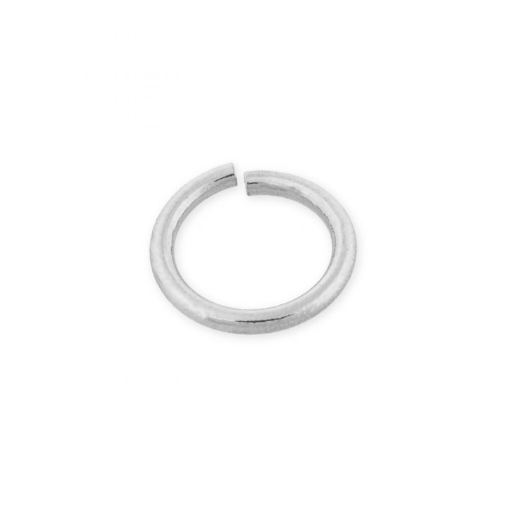 925 Sterling Silver Open Jump Ring 0.6X2.5mm