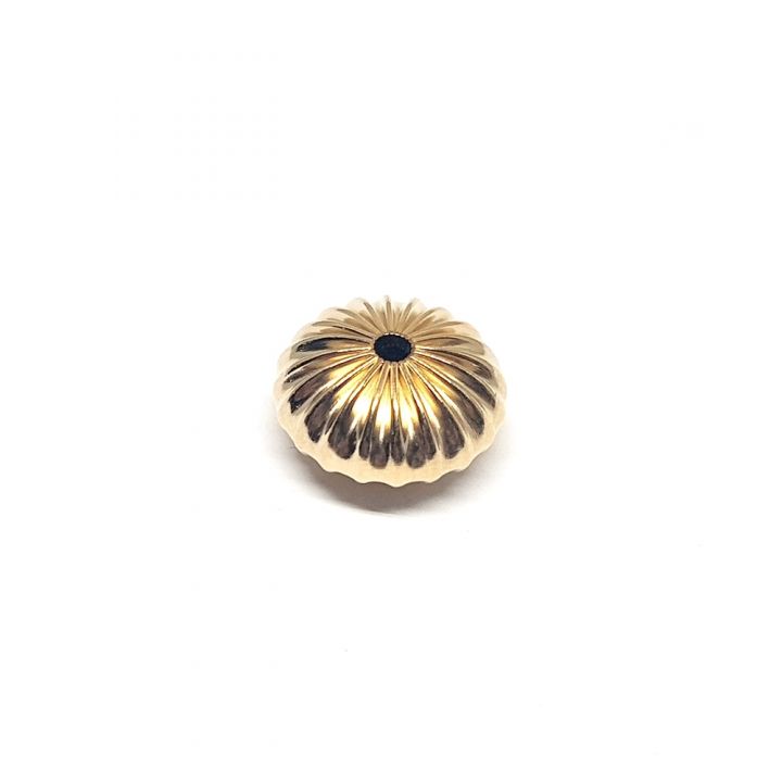 Gold Filled Roundel Corrugated Bead 14mm 