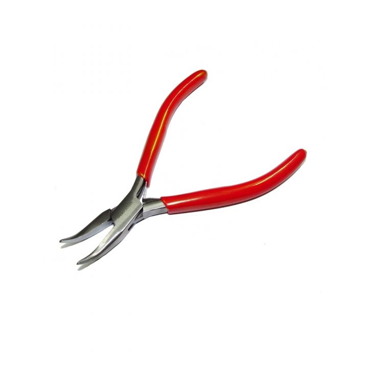 "Bent Chain Nose Pliers With Spring 4.75"-Pl718
