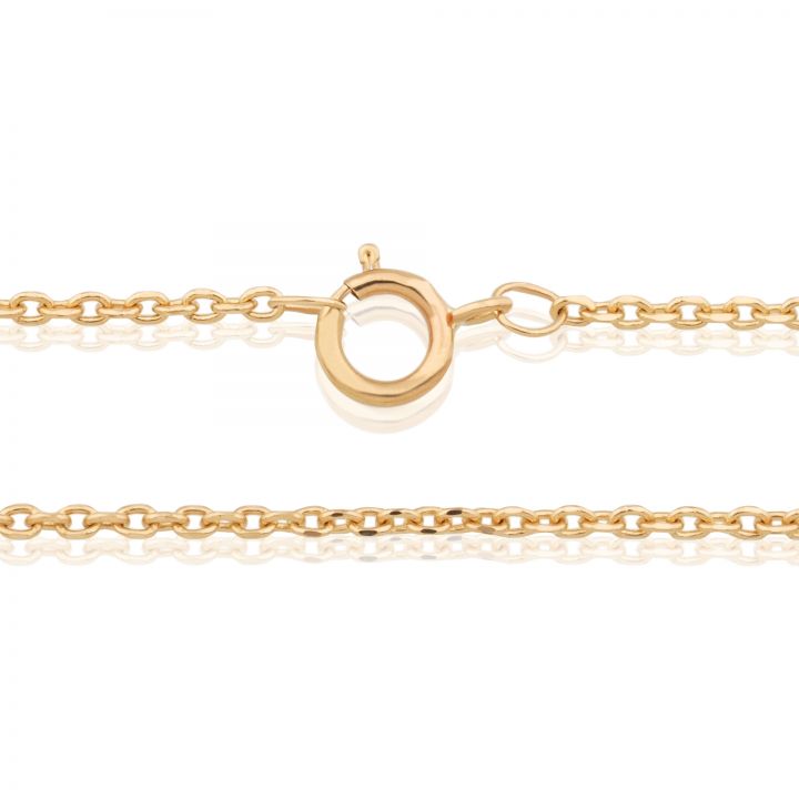 14K Yellow Gold 0.95mm Rolo Chain 18" (45cm)