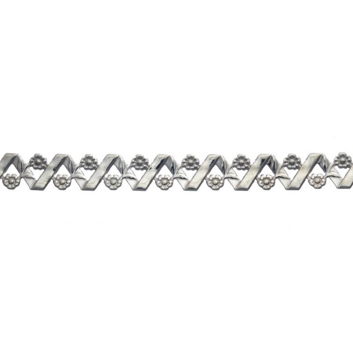 935 Silver Decorated Strip 1304H