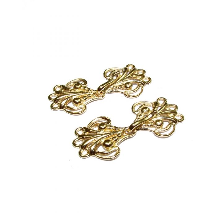 14K Gold Plated Two Parts Closer Clasp