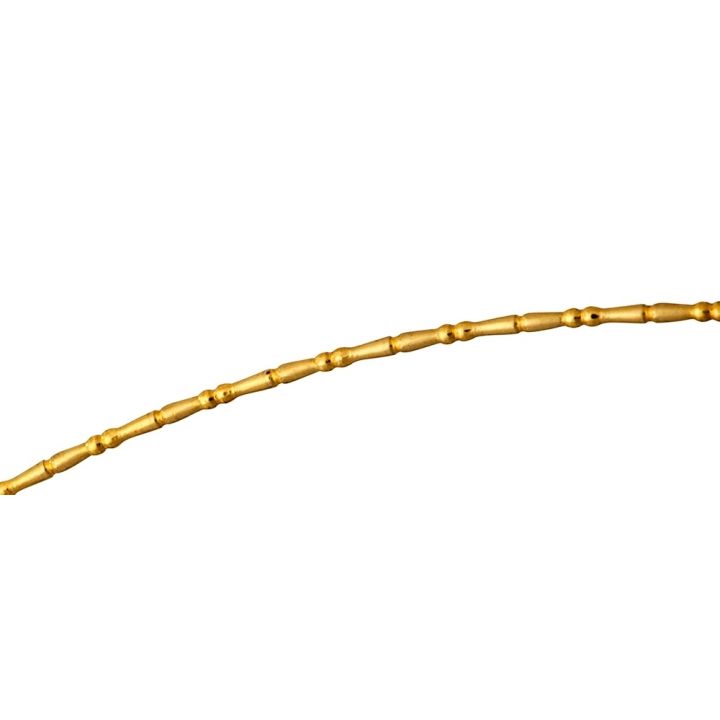 Yellow Gold Filled Egg Beaded Wire 1.85mm