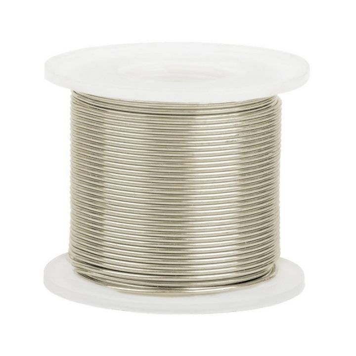 14K White Gold Round Wire (Thickness: 0.5mm - 2mm)
