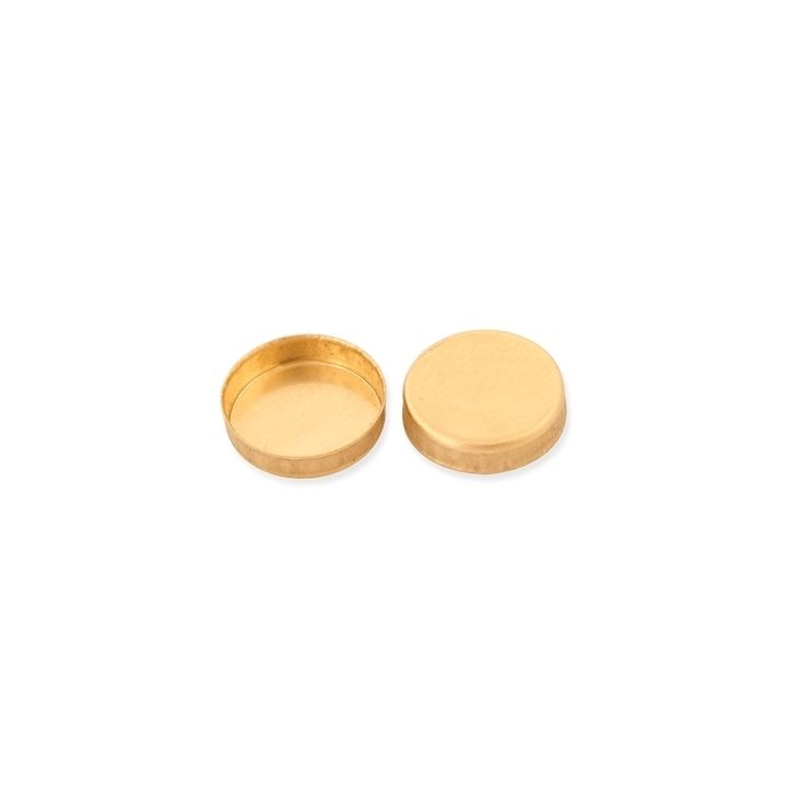 9K Yellow Gold Round Bezel Cup 5mm
