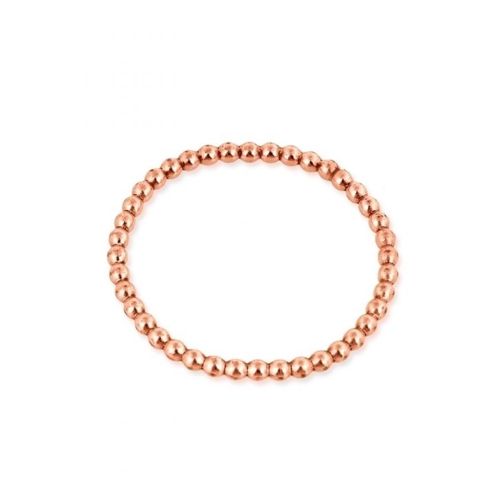 Rose Gold Filled 2.5mm Beaded Wire Ring  Size 6