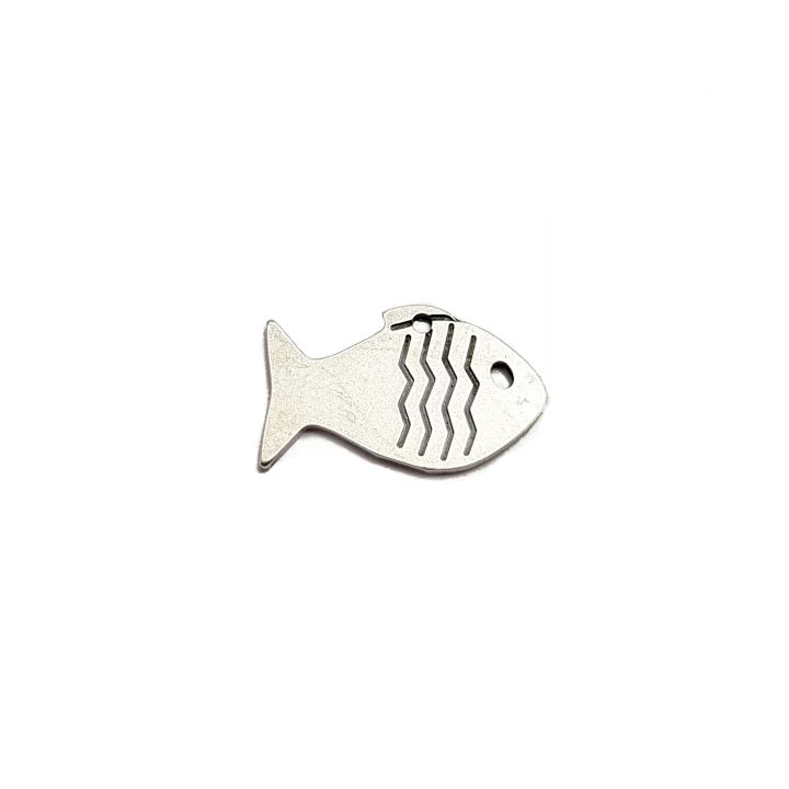 925 Sterling Silver Small Fish Pendant