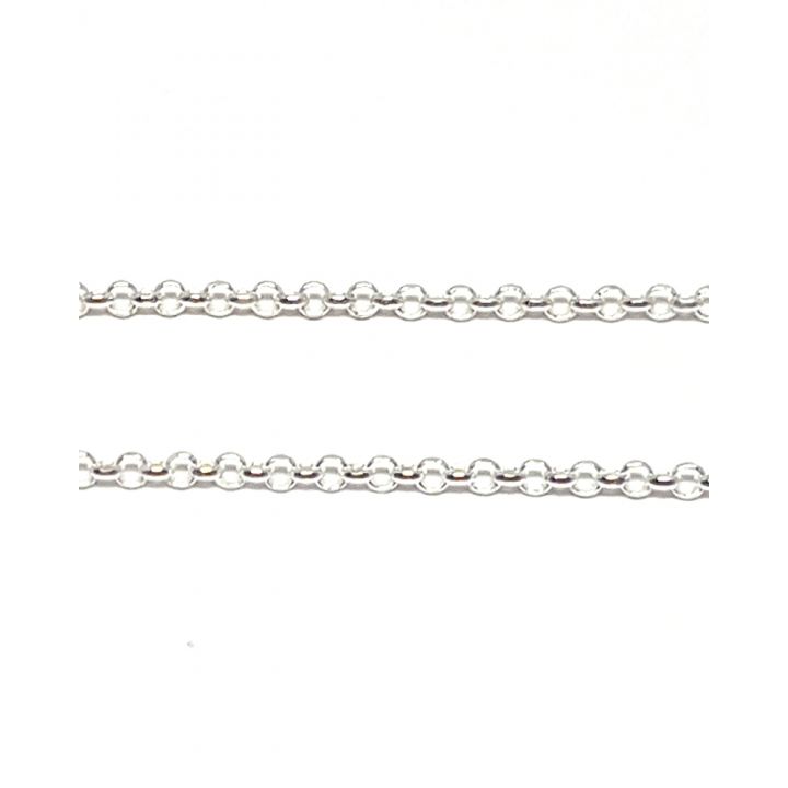 925 Sterling Silver Diamond Cut Rolo Chain 1.7mm