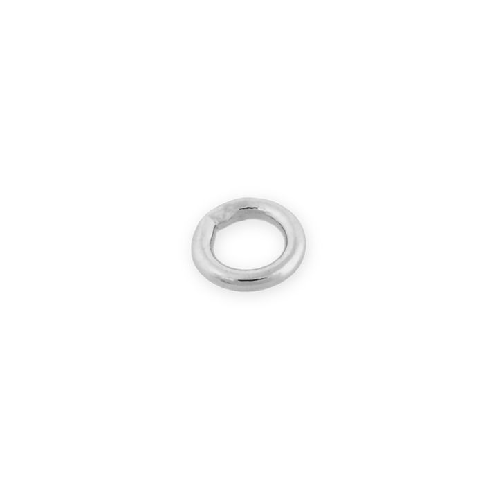 14K White Gold Closed Jump Ring 2.49mm