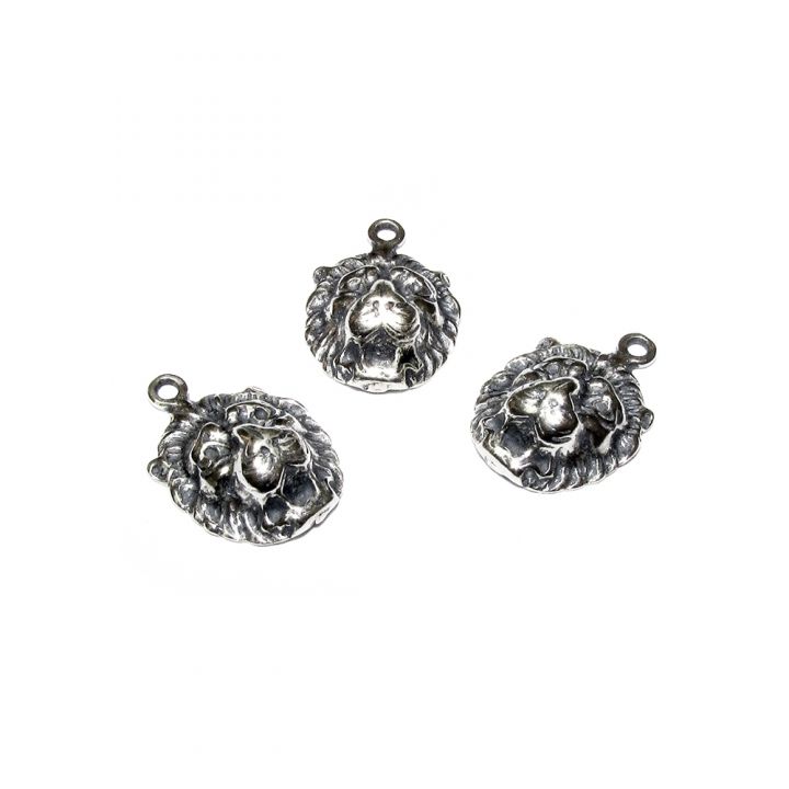 925 Sterling Silver Lion Pendant