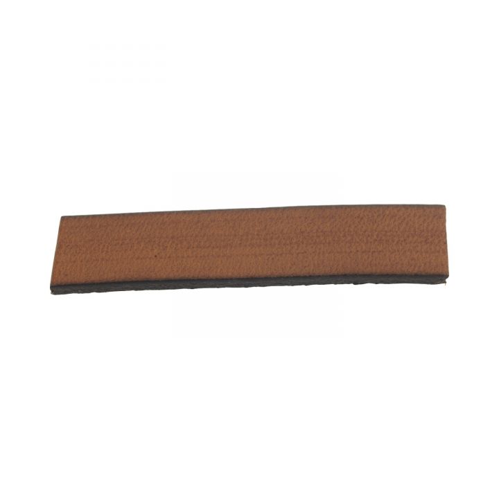 Dark Mustard Leather Flat Strip 7X2mm