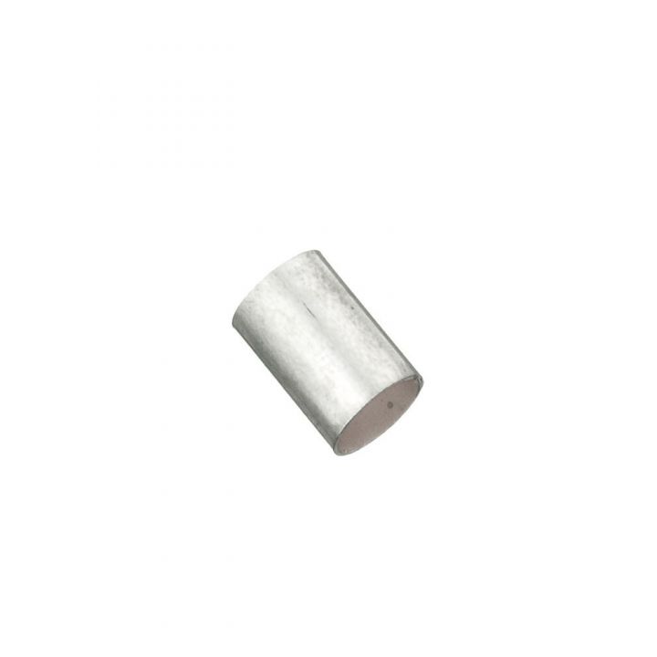 925 Sterling Silver Hammered Tube 6/10mm
