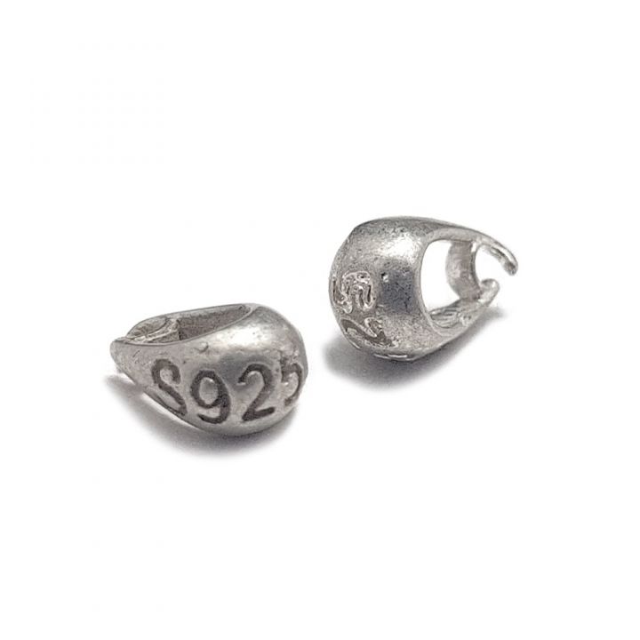  925 Sterling Silver Bail 7.5 X 2.5mm