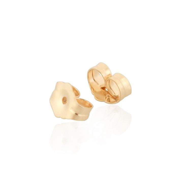 14K Yellow Gold  Friction Ear Nut 0.660-0.914mm