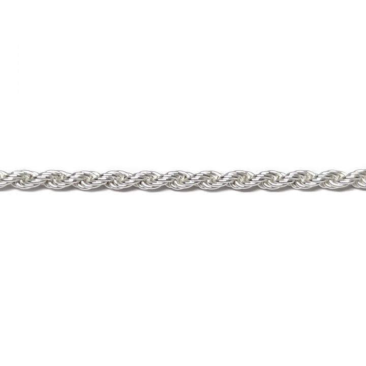 925 Sterling Silver Rope Chain 2mm