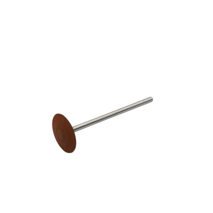 Rubber Burrs On Shank - Fine BROWN TB 50