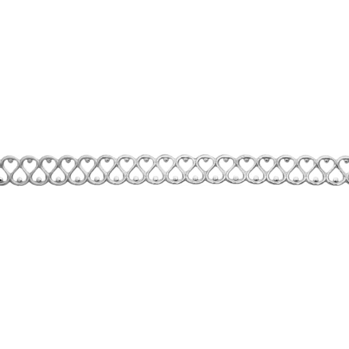 935 Silver Gallery Pattern Strip 3257