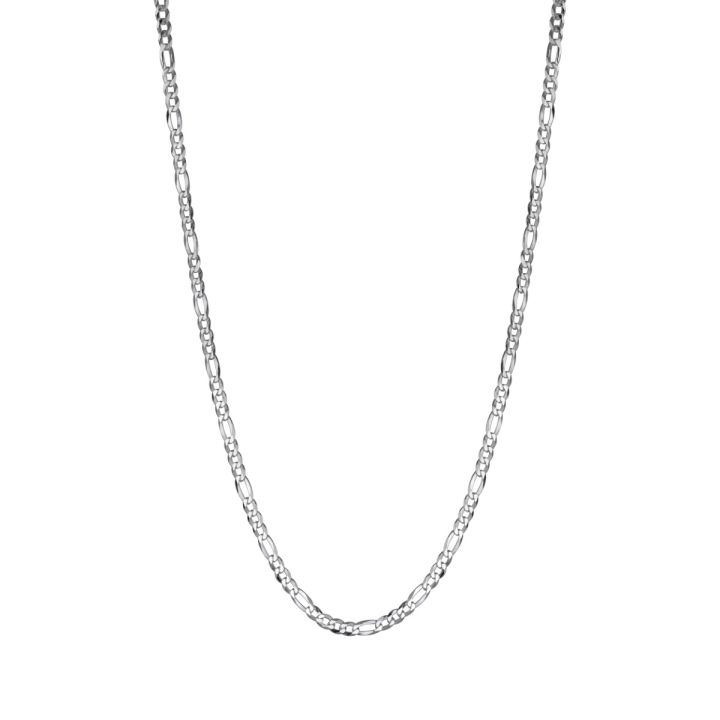 925 Sterling Silver Figaro 3+1 Chain